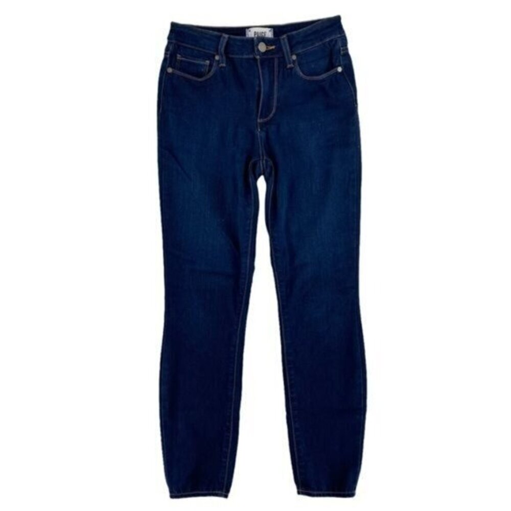 Paige Hoxton Ankle Dark Wash Denim Skinny Leg‎ Jean